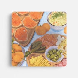 сделано в России Игра крестики-нолики «Criss Cross. Праздничный стол»