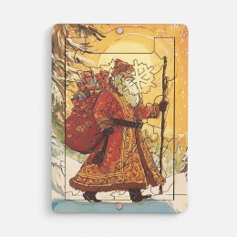 сделано в России Пазл фигурный «Дед Мороз»