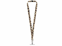 Разное Ланъярд 2,5 см под сублимацию с большим карабином, замком обрыва и металлическим держателем для телефона