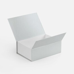 сделано в России Коробка Bicolor Case, белая с серым