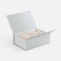 сделано в России Коробка Bicolor Case, белая с серым