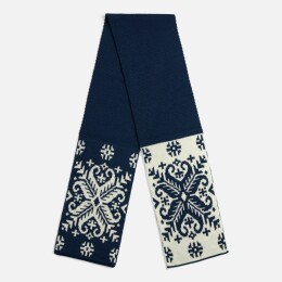 teplo Шарф Wintertude M, синий с белым