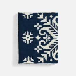 teplo Шарф Wintertude M, синий с белым