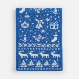 teplo Шарф Holidale, синий с молочным