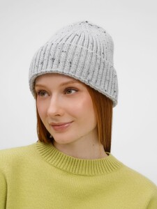 Molti Шапка Spotti, светло-серая