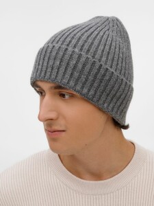 Molti Шапка Laconi, темно-серый меланж