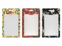 Разное Чехол для пропуска с полноцветной УФ-печатью, софт-тач