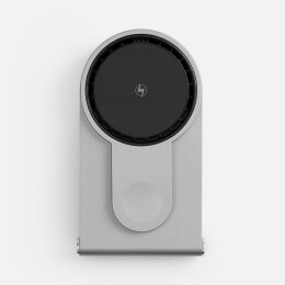 Indivo Складная станция беспроводной зарядки transForm, серый металлик