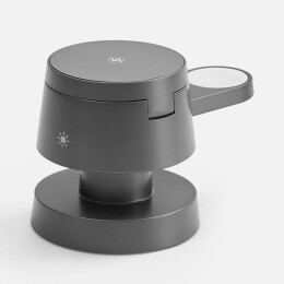 Uniscend Станция беспроводной зарядки с подсветкой Lume, серая