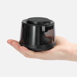 Uniscend Bluetooth-колонка с подсветкой и беспроводной зарядкой Quantium, черная