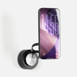 Indivo Вакуумный магнитный держатель airFix, черный с серым