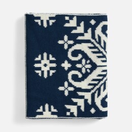 teplo Шарф Wintertude L, синий с белым