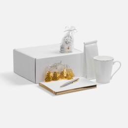 Разное Набор «Планы на счастье», белый с золотистым