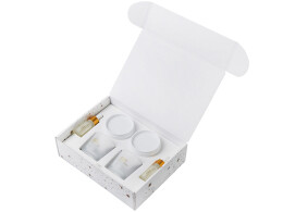 Lights of Moscow Набор для создания 2-х ароматических свечей: амбра и табак/маракуйя, сандал и пачули