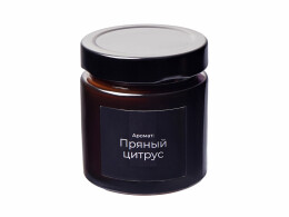 Разное Свеча в стеклянной банке, ароматическая
