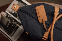 Разное Бирка для багажа из композиционной кожи VINGA Bosler RCS