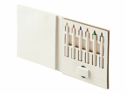 YoonY Набор цветных карандашей и листочков для рисования из молочной бумаги "Artify", молочный