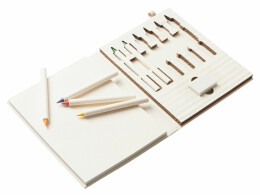 YoonY Набор цветных карандашей и листочков для рисования из молочной бумаги "Artify", молочный