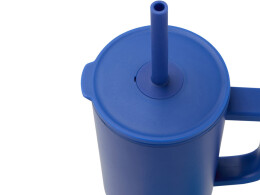 Разное Brady термостакан с силиконовой трубочкой, объемом 900 мл, сертифицированный согласно RCS - Ярко-синий