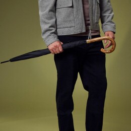 Fulton Зонт-трость Commissioner, черный