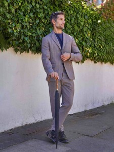 Fulton Зонт-трость Mayfair, черный