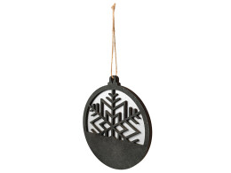 Разное Подвеска деревянная "Noirflake"
