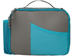 YoonY Изотермическая сумка-холодильник "Breeze New" для ланч-бокса, серый/голубой