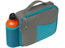 YoonY Изотермическая сумка-холодильник "Breeze New" для ланч-бокса, серый/голубой