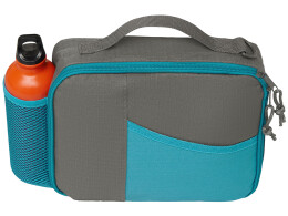 YoonY Изотермическая сумка-холодильник "Breeze New" для ланч-бокса, серый/голубой