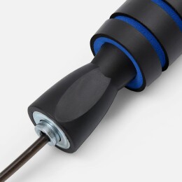 Molti Беспроводная скакалка Silentino, черная с синим