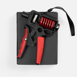 Разное Эспандер кистевой пружинный Motive Power, черный с красным