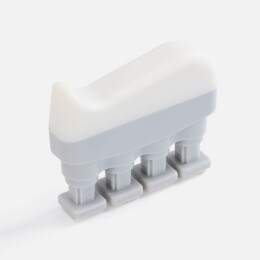 Разное Эспандер кистевой FingerTap, серый с белым