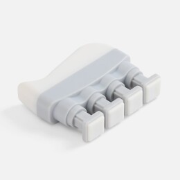 Разное Эспандер кистевой FingerTap, серый с белым