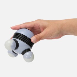 Разное Ручной вибромассажер Spacy, серый с черным