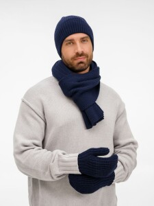 teplo Варежки Catch Match, темно-синие