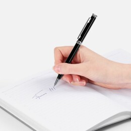 Разное Ручка шариковая Finn Chrome, черная