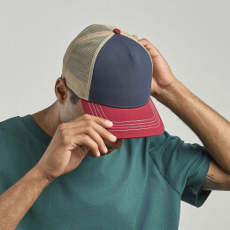 Atlantis Бейсболка RAPPER CANVAS, 5 клиньев, пластиковая застёжка