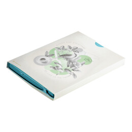 thINKme Бизнес-блокнот "RILY", формат А5, бирюзовый, блок в точку