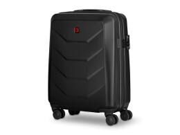 Wenger Чемодан WENGER Prymo, чёрный, малый, 40х55х20 см, 36 л, ABS+PC