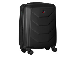 Wenger Чемодан WENGER Prymo, чёрный, малый, 40х55х20 см, 36 л, ABS+PC