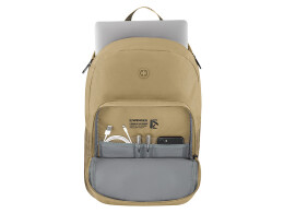 Wenger Рюкзак WENGER Crango 16", бежевый, переработанный ПЭТ/Полиэстер, 33х22х46 см, 27 л.