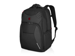 Wenger Рюкзак WENGER Cosmic 17", чёрный, переработанный ПЭТ/ПВХ/полиэстер, 34 x 23 x 49 см, 30 л