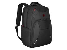 Wenger Рюкзак WENGER Cosmic 17", чёрный, переработанный ПЭТ/ПВХ/полиэстер, 34 x 23 x 49 см, 30 л