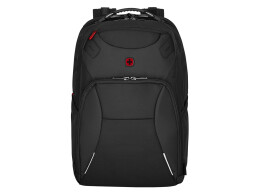 Wenger Рюкзак WENGER Cosmic 17", чёрный, переработанный ПЭТ/ПВХ/полиэстер, 34 x 23 x 49 см, 30 л
