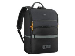 Wenger Рюкзак WENGER Move 16", чёрный, переработанный ПЭТ, 33 x 19 x 44 см, 22 л