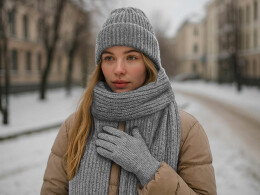 US Basic Подарочный набор «Nordend», серый меланж