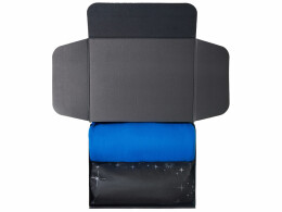 Разное Подарочный набор с пледом, свечой и диффузором, синий