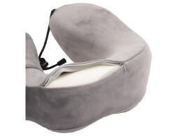 ROUTEMARK Подушка для путешествий с эффектом памяти Мемо "Bluewinder" Grey