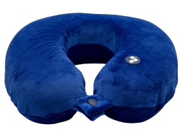 ROUTEMARK Подушка для путешествий с эффектом памяти Мемо "Drowsy" Royal Blue
