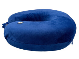 ROUTEMARK Подушка для путешествий с эффектом памяти Мемо "Drowsy" Royal Blue